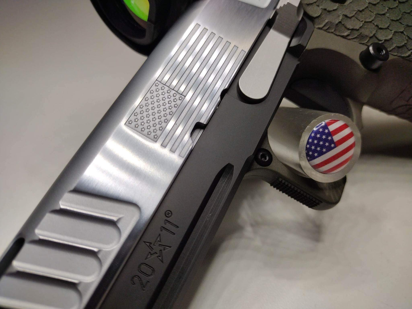Laser Etch Flag - Slide